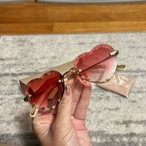 Chloé Heart Sunglasses